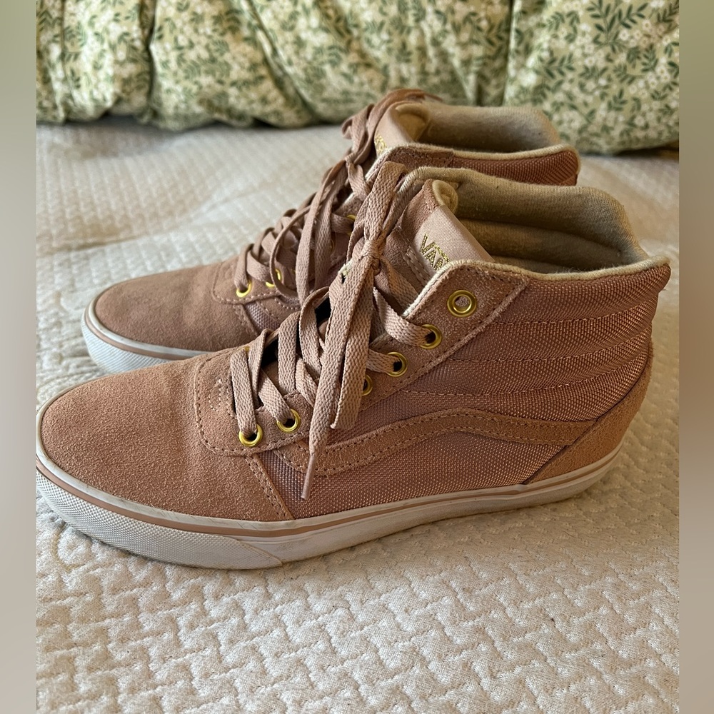 Vans Light Pink High tops - Womens 9